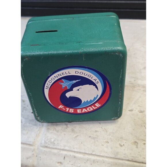 Vintage Toy Safe Fort Knox Combo Coin Bank Superior Toy and Mfg Co., Inc Green. - Picture 5 of 6